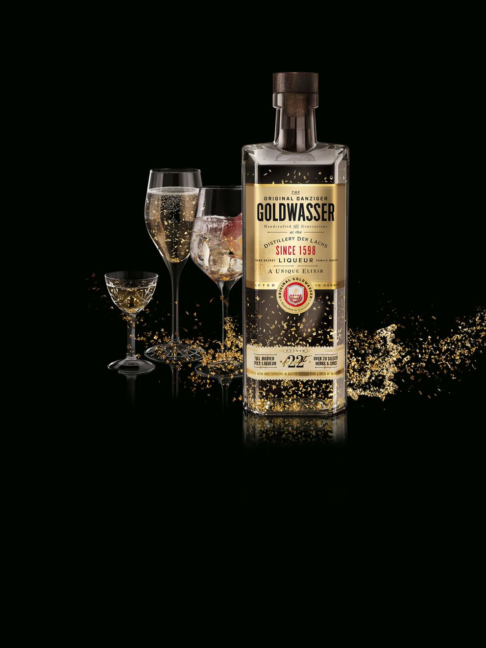 Goldene Momente - The Original Danziger GOLDWASSER - Liqueur