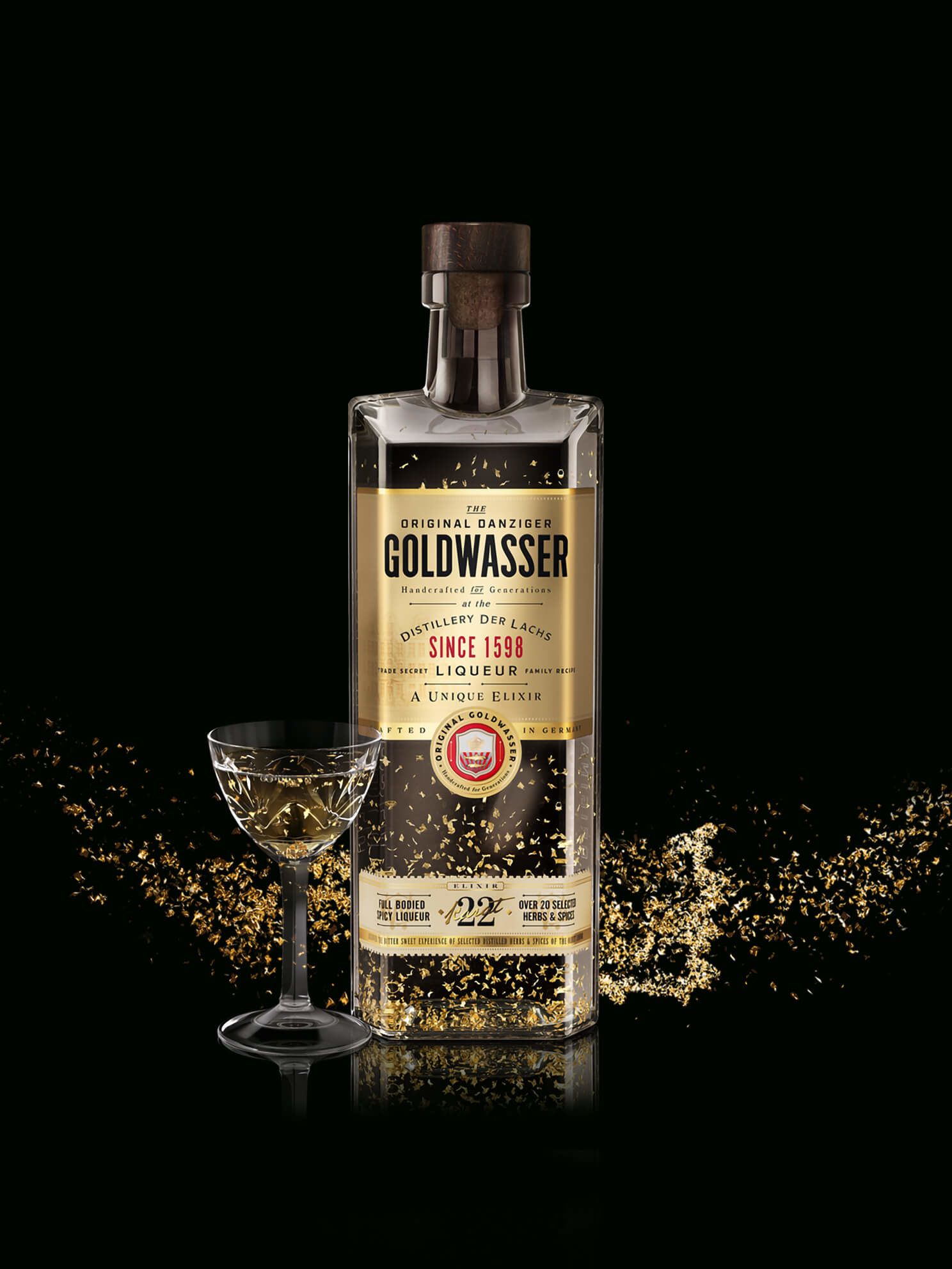 Goldene Momente - The Original Danziger GOLDWASSER - Liqueur